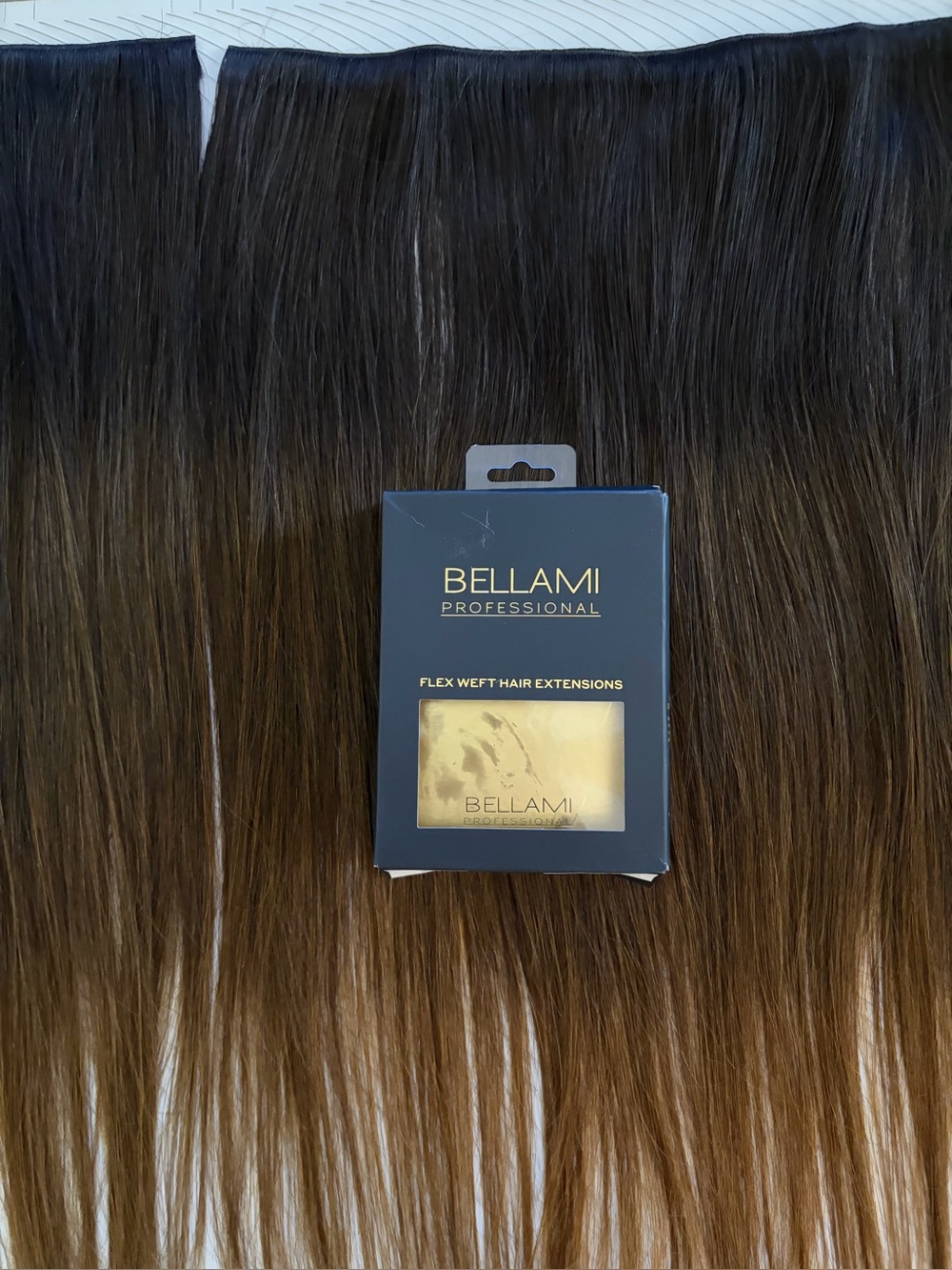 Bellami 22” Flex Weft Dark Brown Chestnut 160g Hair Extensions
